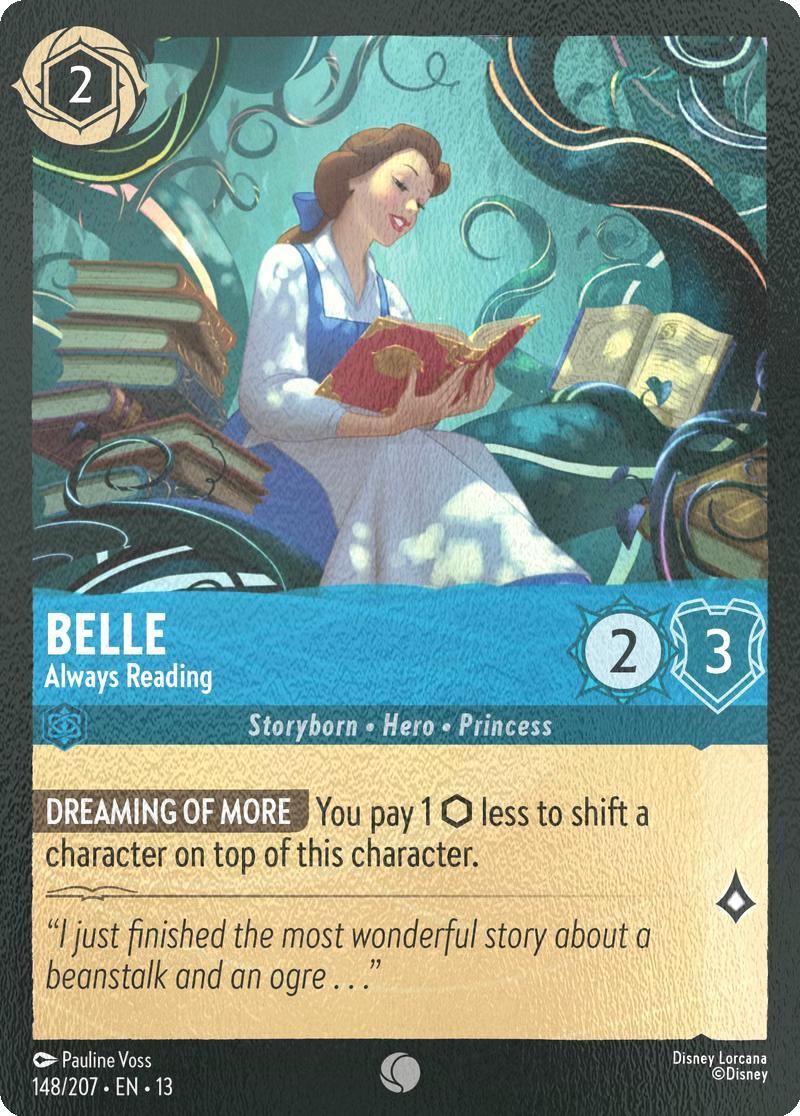 Belle - Always Reading - 148/204 [Attack of the Vine!] [Cold Foil]