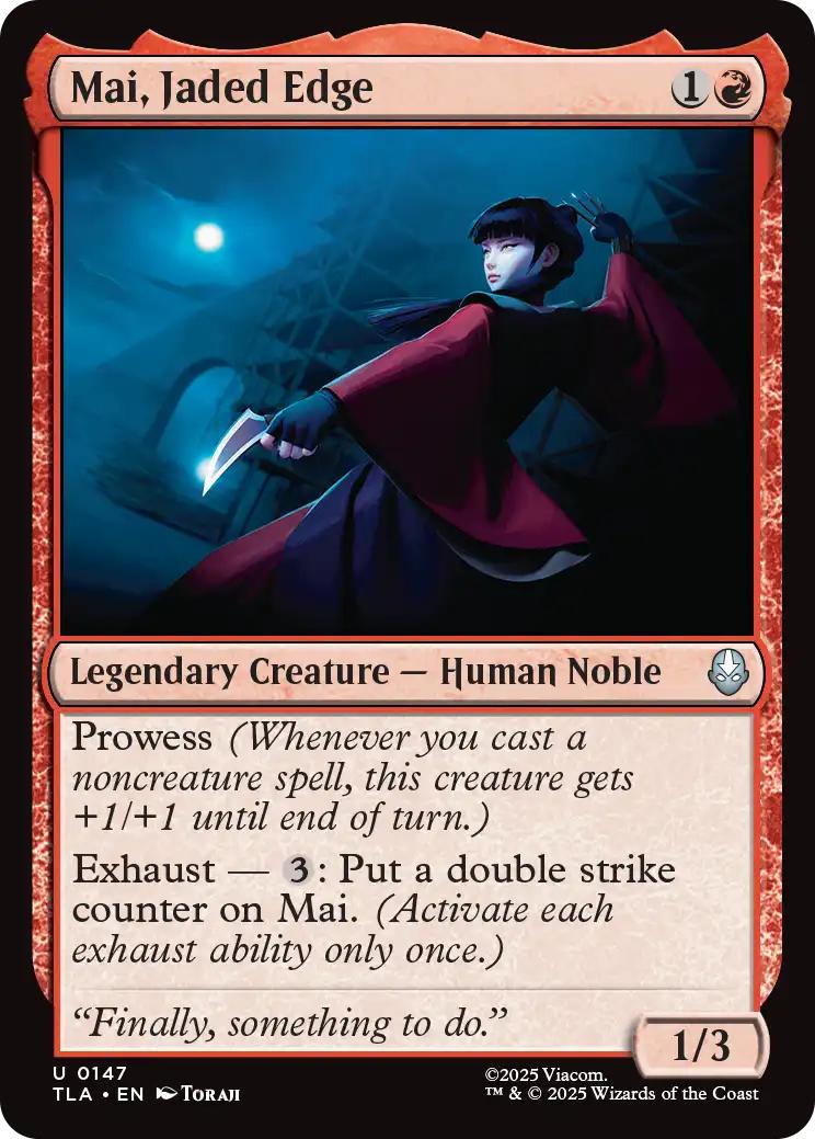 Mai, Jaded Edge [147] [Avatar: The Last Airbender] [Non-Foil]
