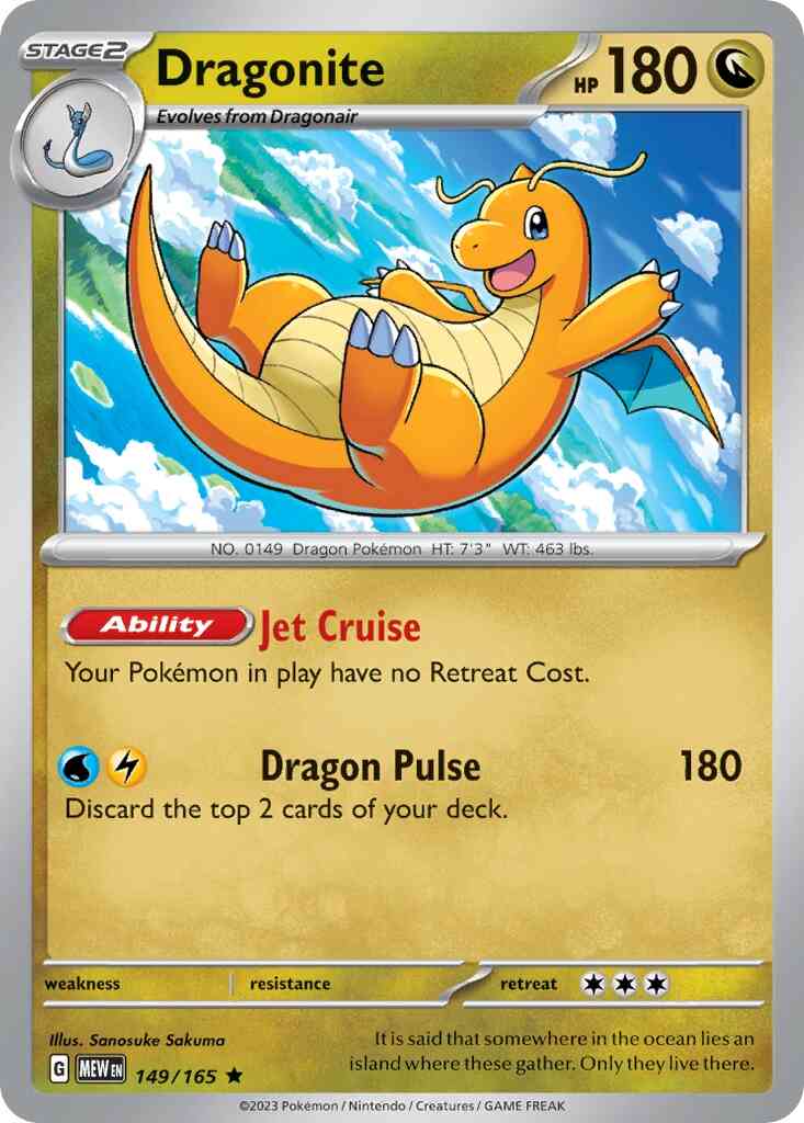 Dragonite - 149/165 - Rare [sv035-149] [Holo]