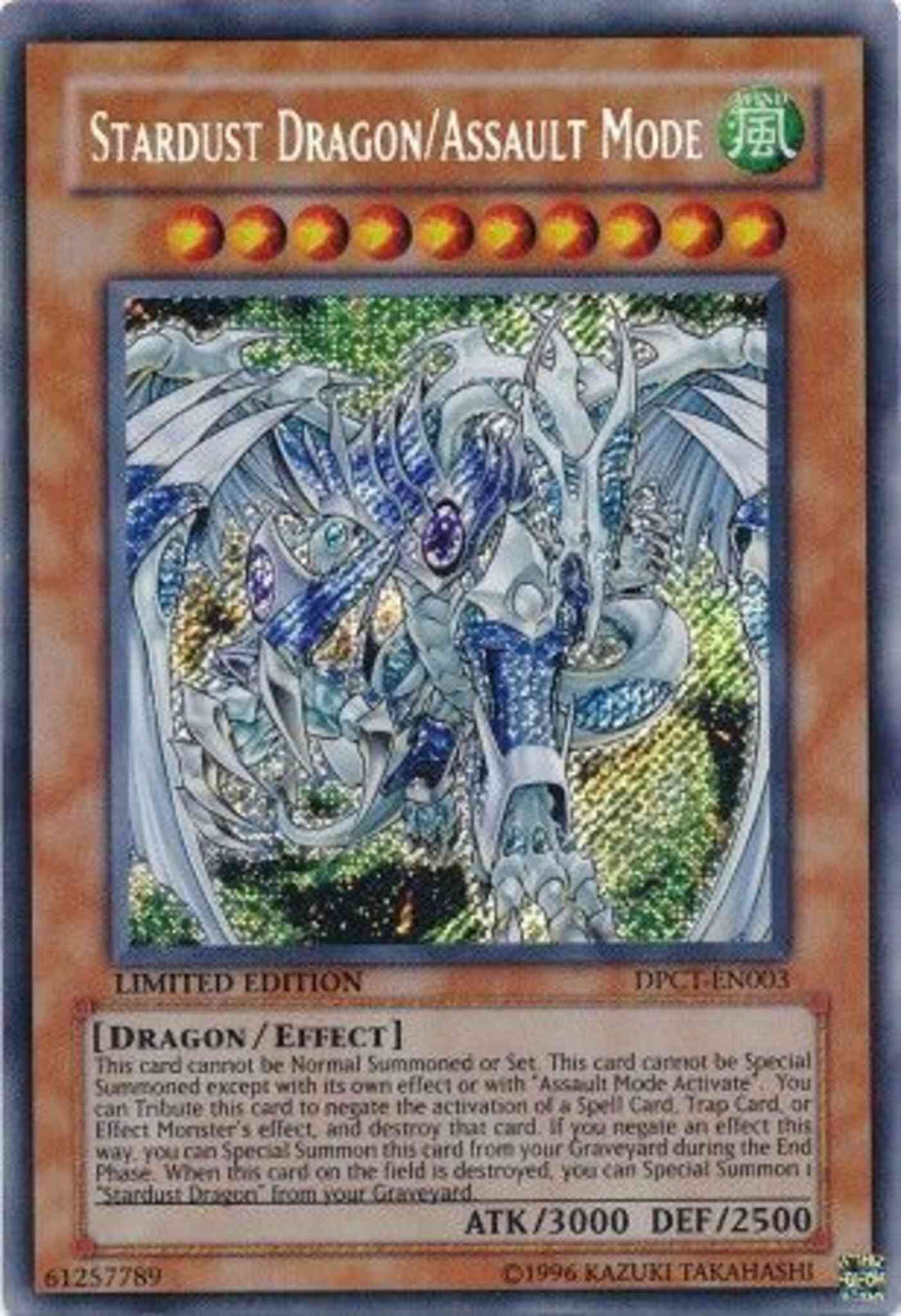 Stardust Dragon/Assault Mode - DPCT-EN003 - Secret Rare - Limited