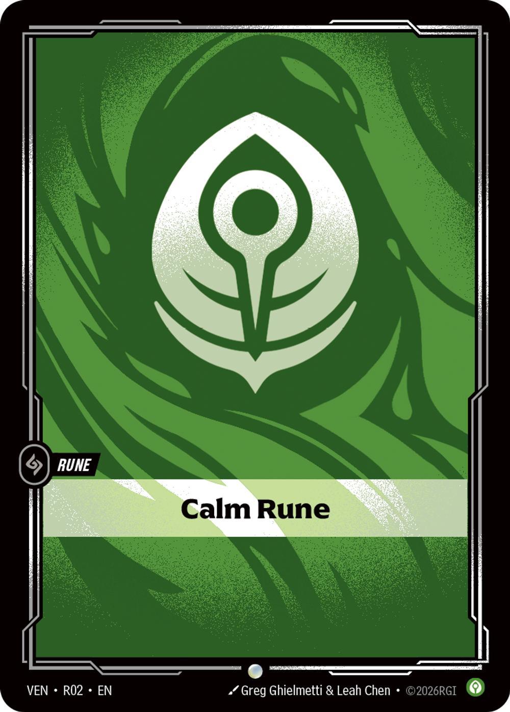 Calm Rune - R02 [Vendetta] [Non Foil]