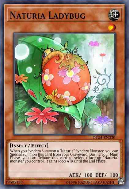 Naturia Ladybug - HA04-EN020 - Super Rare - 1st Edition