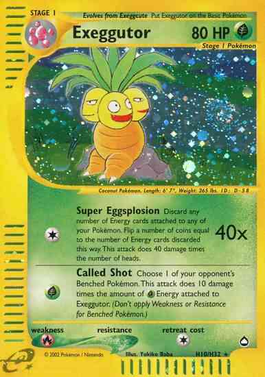 Exeggutor - H10/H32 - Rare [ecard2-160] [Holo]
