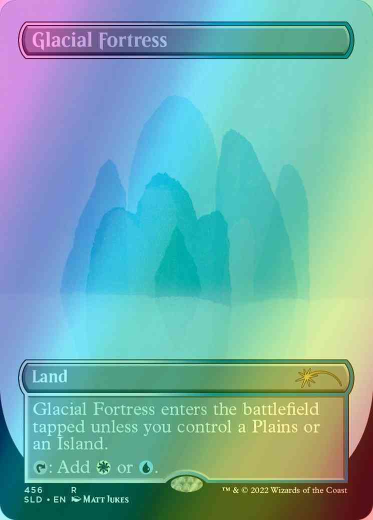 Glacial Fortress [0456] [Borderless] [Matt Jukes] [Secret Lair Drop] [Foil]