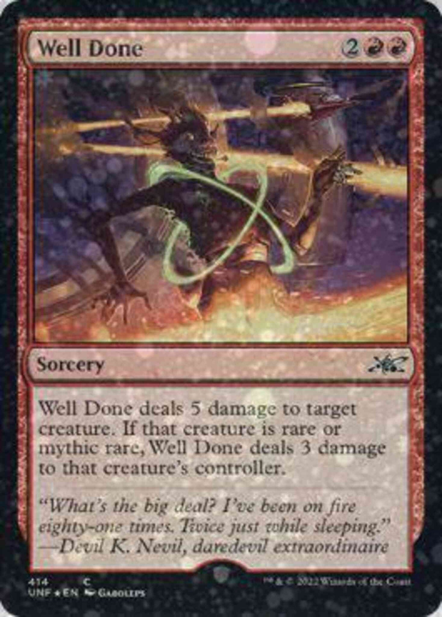 Well Done [414] [Unfinity] [Galaxy Foil]