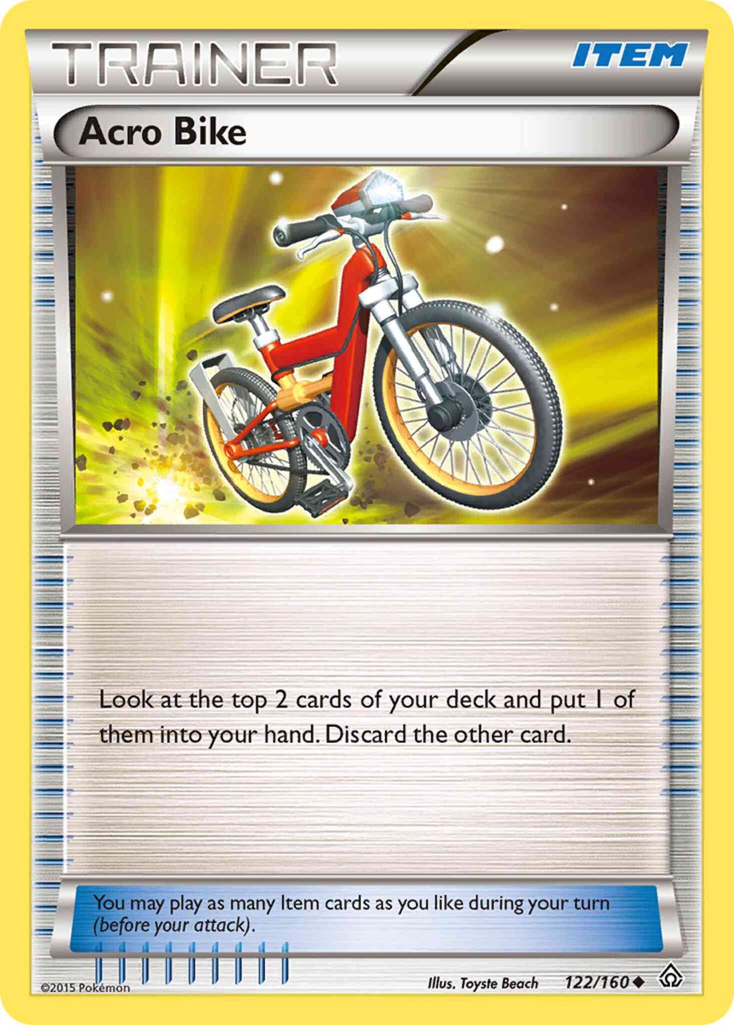 Acro Bike - 122/160 - Uncommon [xy5-122] [Reverse Holo]