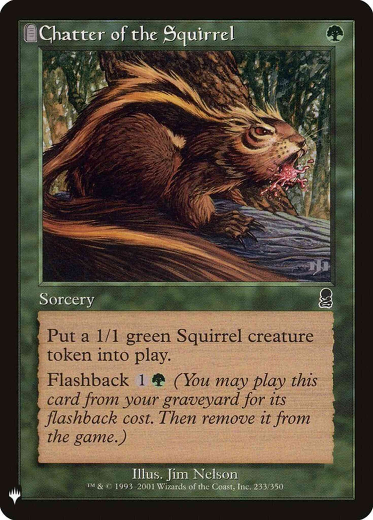 Chatter of the Squirrel [ODY-233] [The List] [Non-Foil]