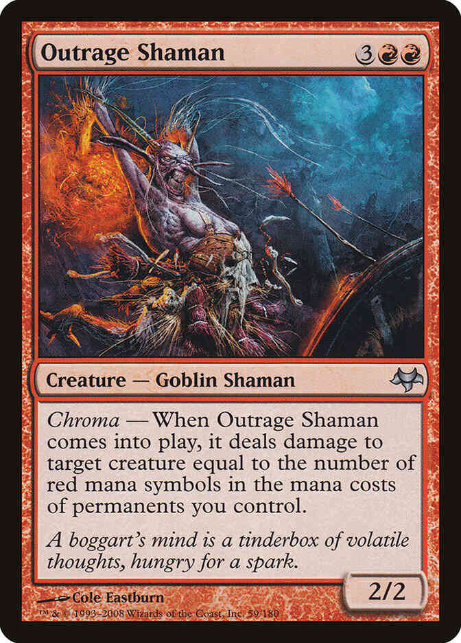 Outrage Shaman [59] [Eventide] [Non-Foil]