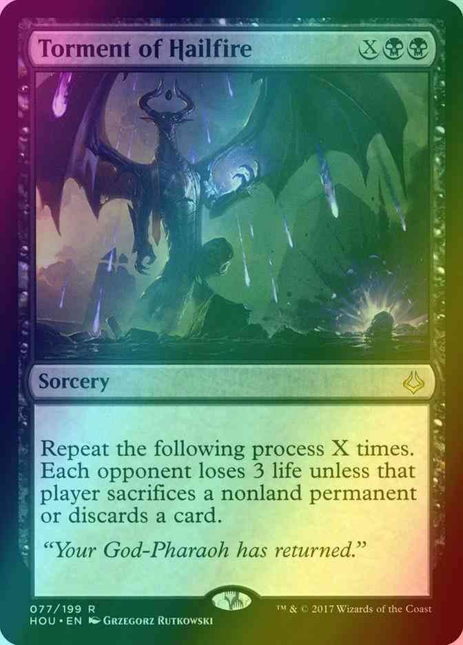 Torment of Hailfire [77] [Hour of Devastation] [Foil]