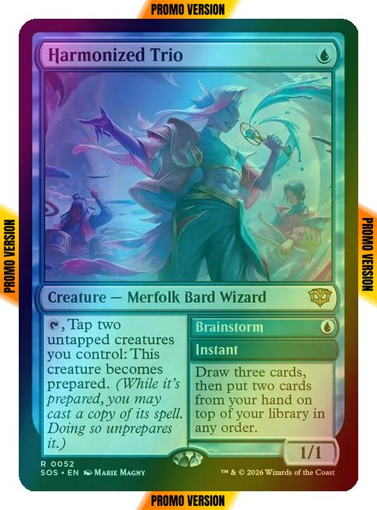 Harmonized Trio [52p] [Promo Pack] [Secrets of Strixhaven Promos] [Foil]