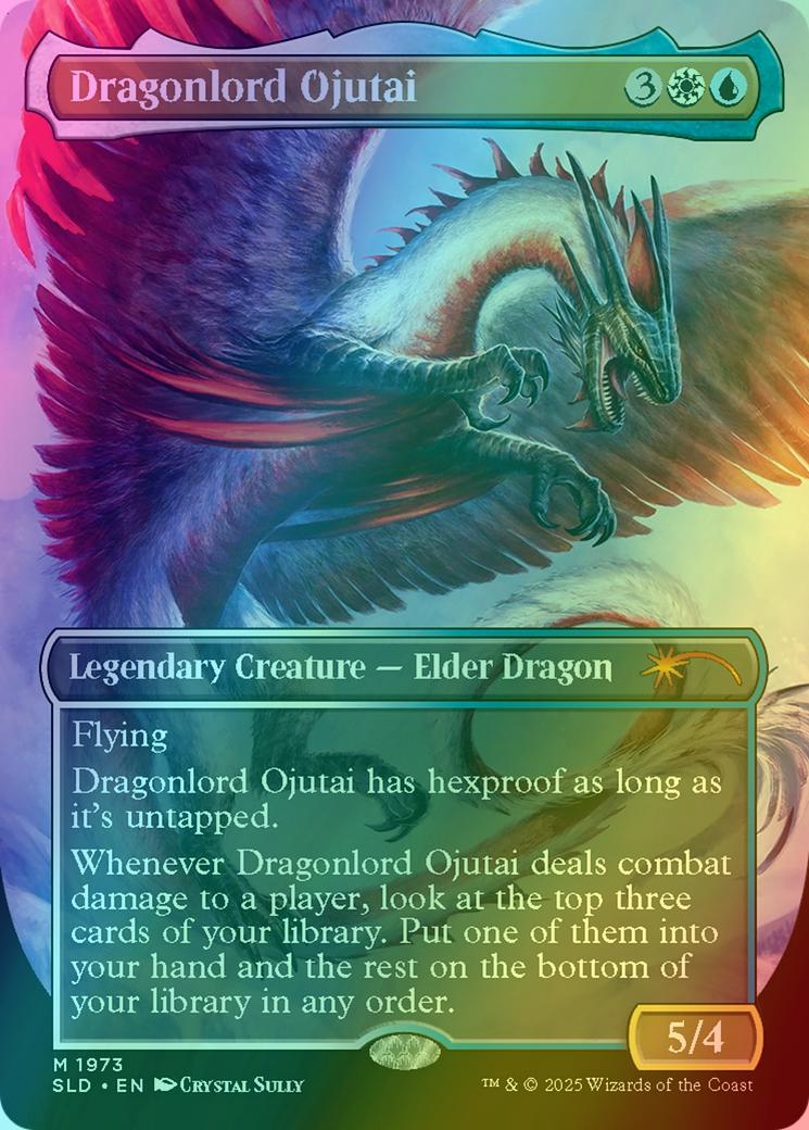 Dragonlord Ojutai // Dragonlord Ojutai [1973] [Borderless] [They Grow Up So Fast] [Secret Lair Drop] [Foil]