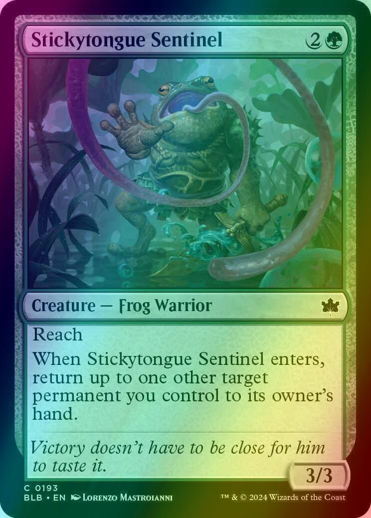 Stickytongue Sentinel [193] [Bloomburrow] [Foil]