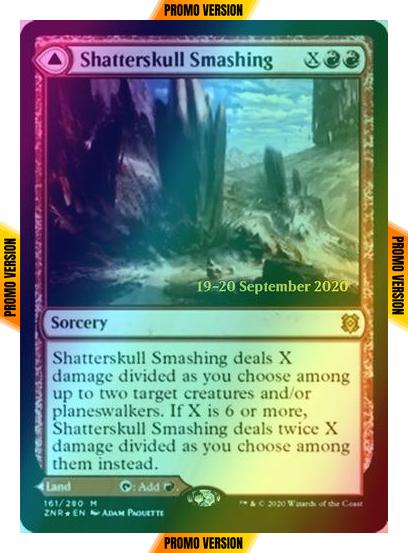 Shatterskull Smashing // Shatterskull, the Hammer Pass [Prerelease] [161s] [Zendikar Rising Promos] [Foil]