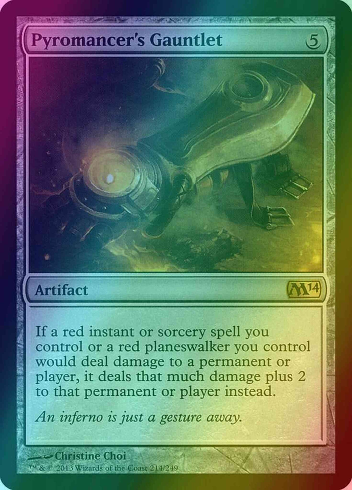Pyromancer's Gauntlet [214] [Magic 2014] [Foil]