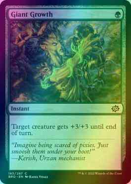 Giant Growth [183] [The Brothers' War] [Foil]