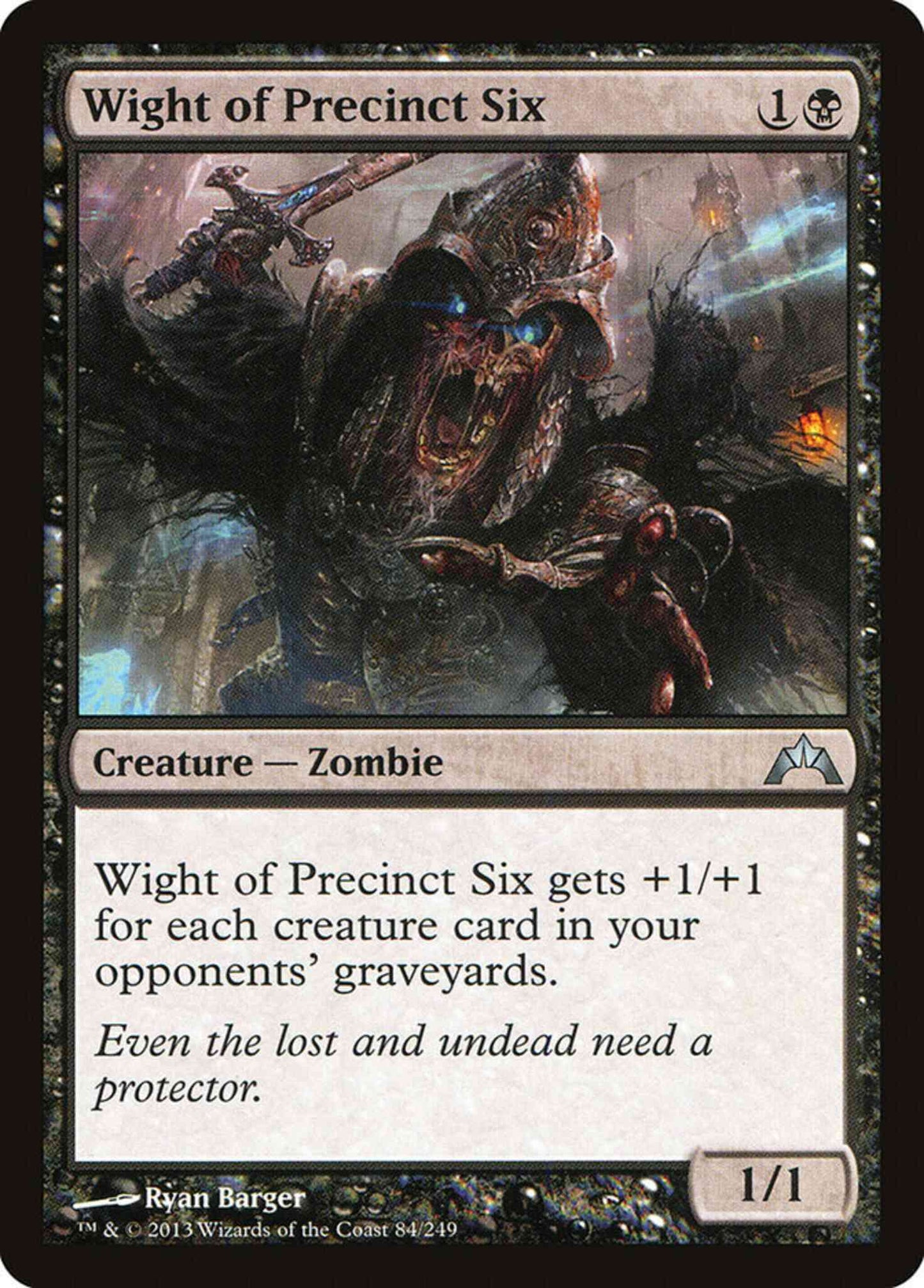 Wight of Precinct Six [84] [Gatecrash] [Non-Foil]