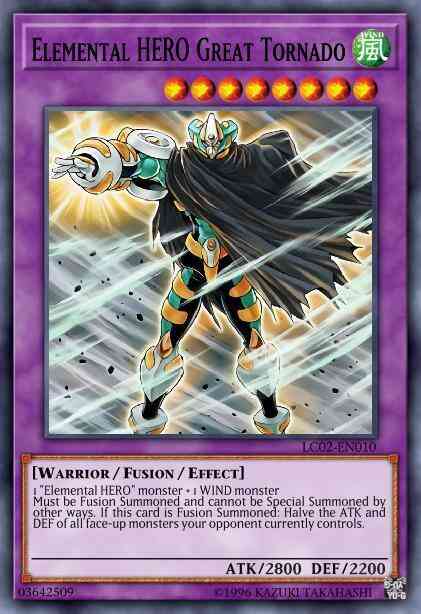 Elemental HERO Great Tornado - SDHS-EN045 - Common - Unlimited