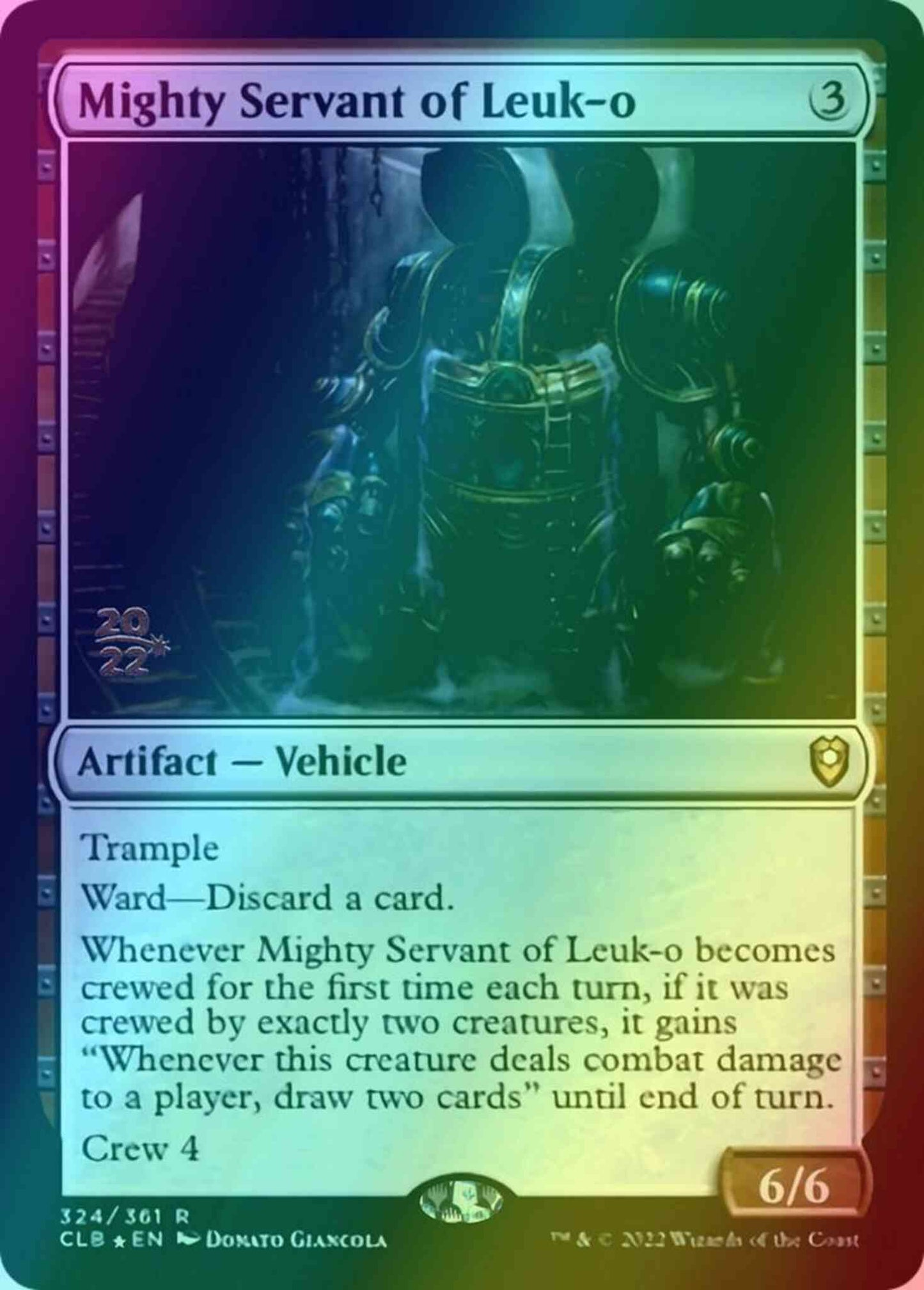 Mighty Servant of Leuk-o [324s] [Prerelease] [Commander Legends: Battle for Baldur's Gate: Promos] [Foil]