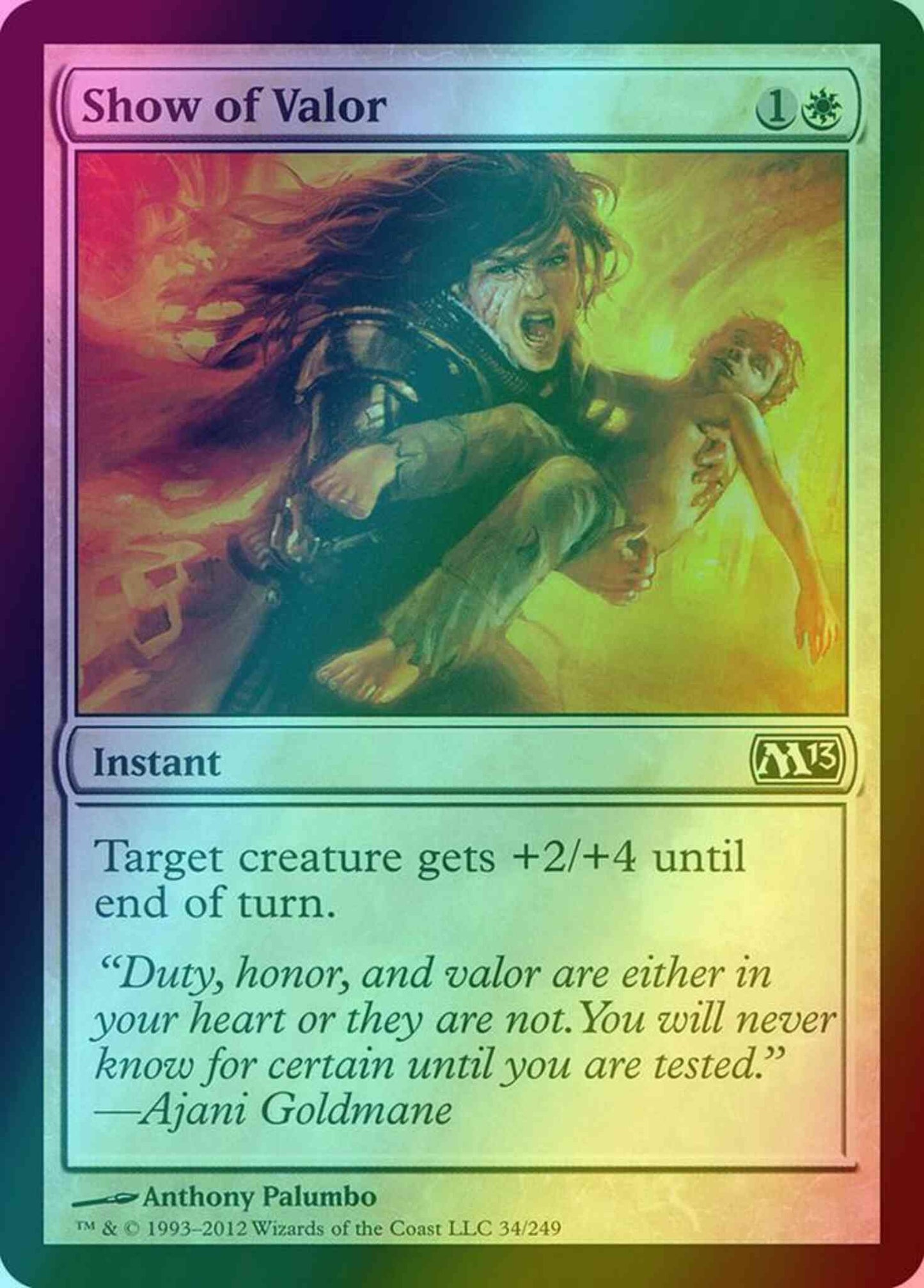 Show of Valor [34] [Magic 2013] [Foil]