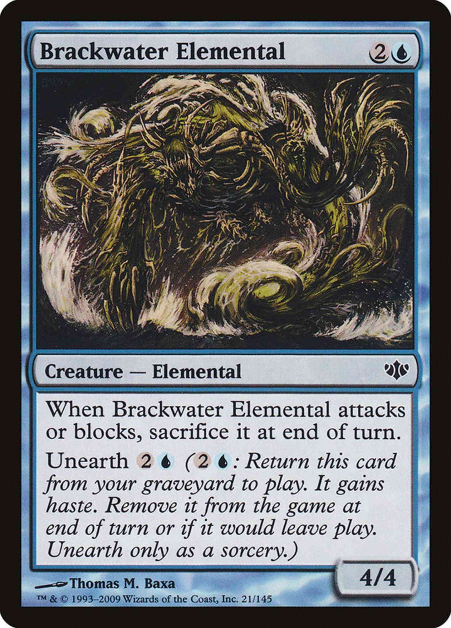 Brackwater Elemental [21] [Conflux] [Non-Foil]