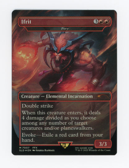 Ifrit - Fury — Borderless|FINAL FANTASY|Foil — ID 20061