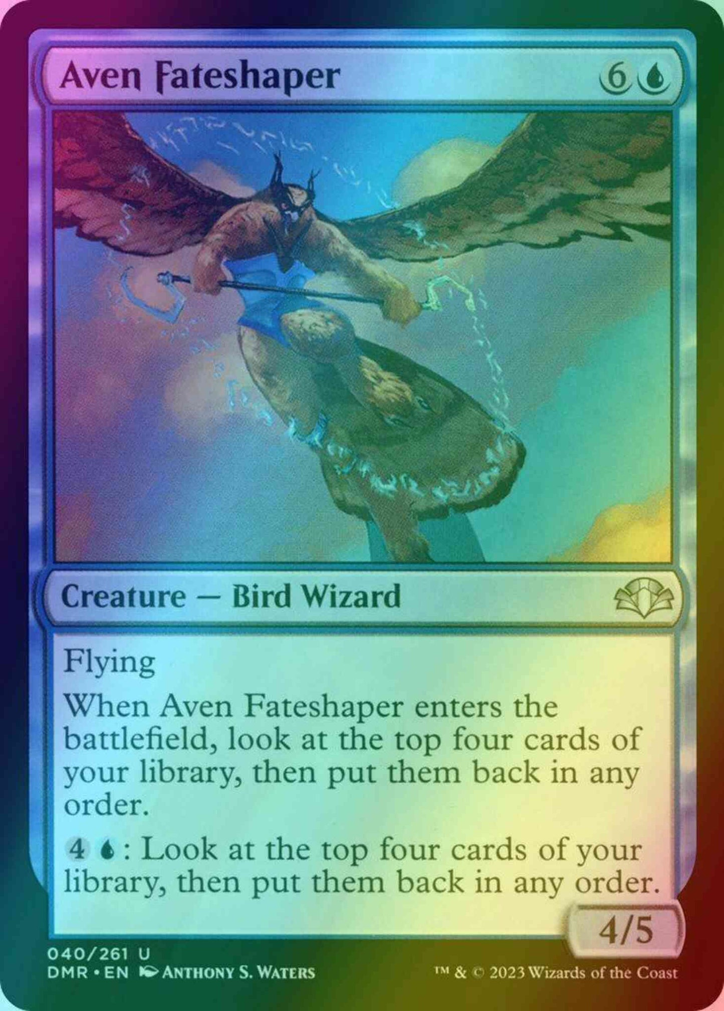 Aven Fateshaper [40] [Dominaria Remastered] [Foil]