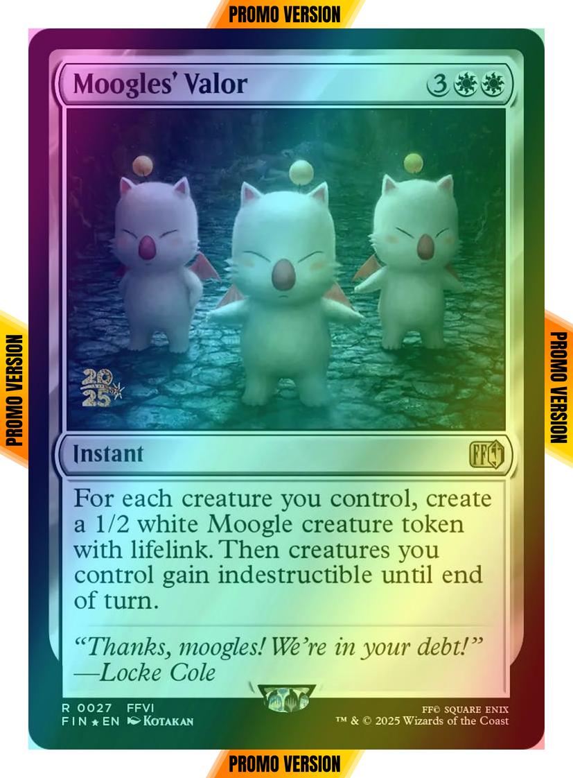 Moogles' Valor [27s] [Prerelease] [FINAL FANTASY: Promos] [Foil]