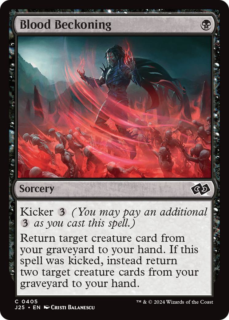 Blood Beckoning [405] [Foundations: Jumpstart] [Non-Foil]