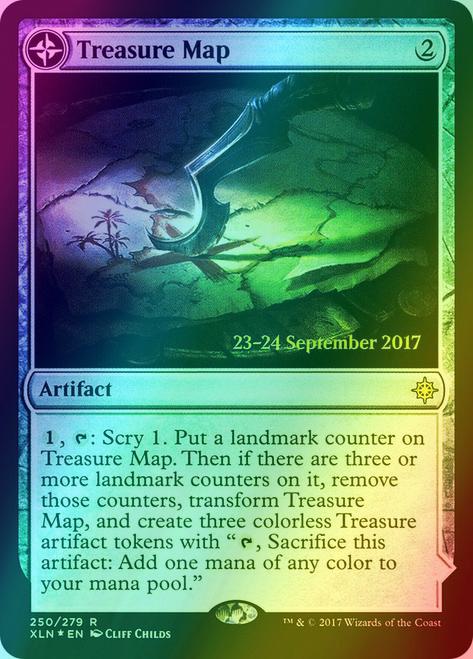 Treasure Map // Treasure Cove [250s] [Ixalan Promos] [Foil]