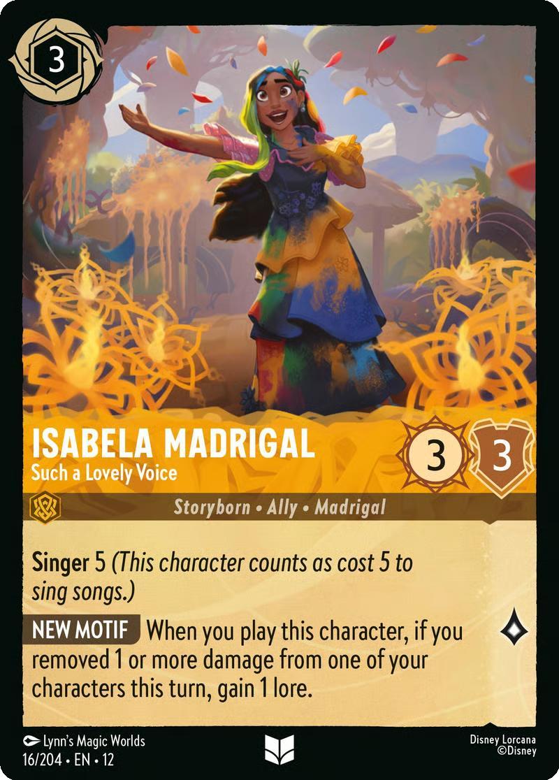 Isabela Madrigal - Such a Lovely Voice - 16/204 [Wilds Unknown] [Non-Foil]
