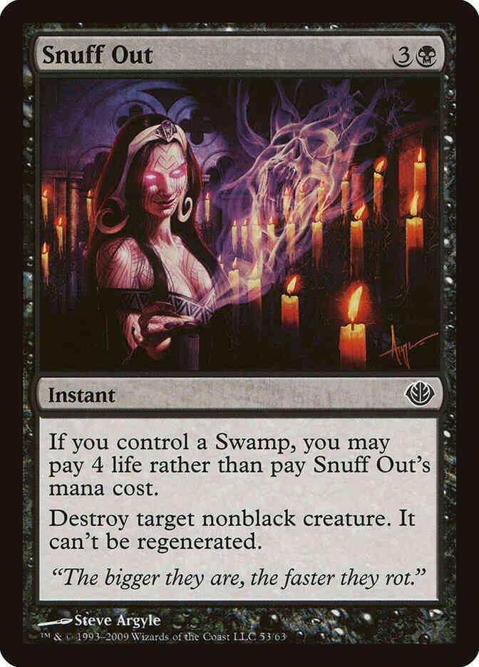 Snuff Out [53] [Duel Decks: Garruk vs. Liliana] [Non-Foil]