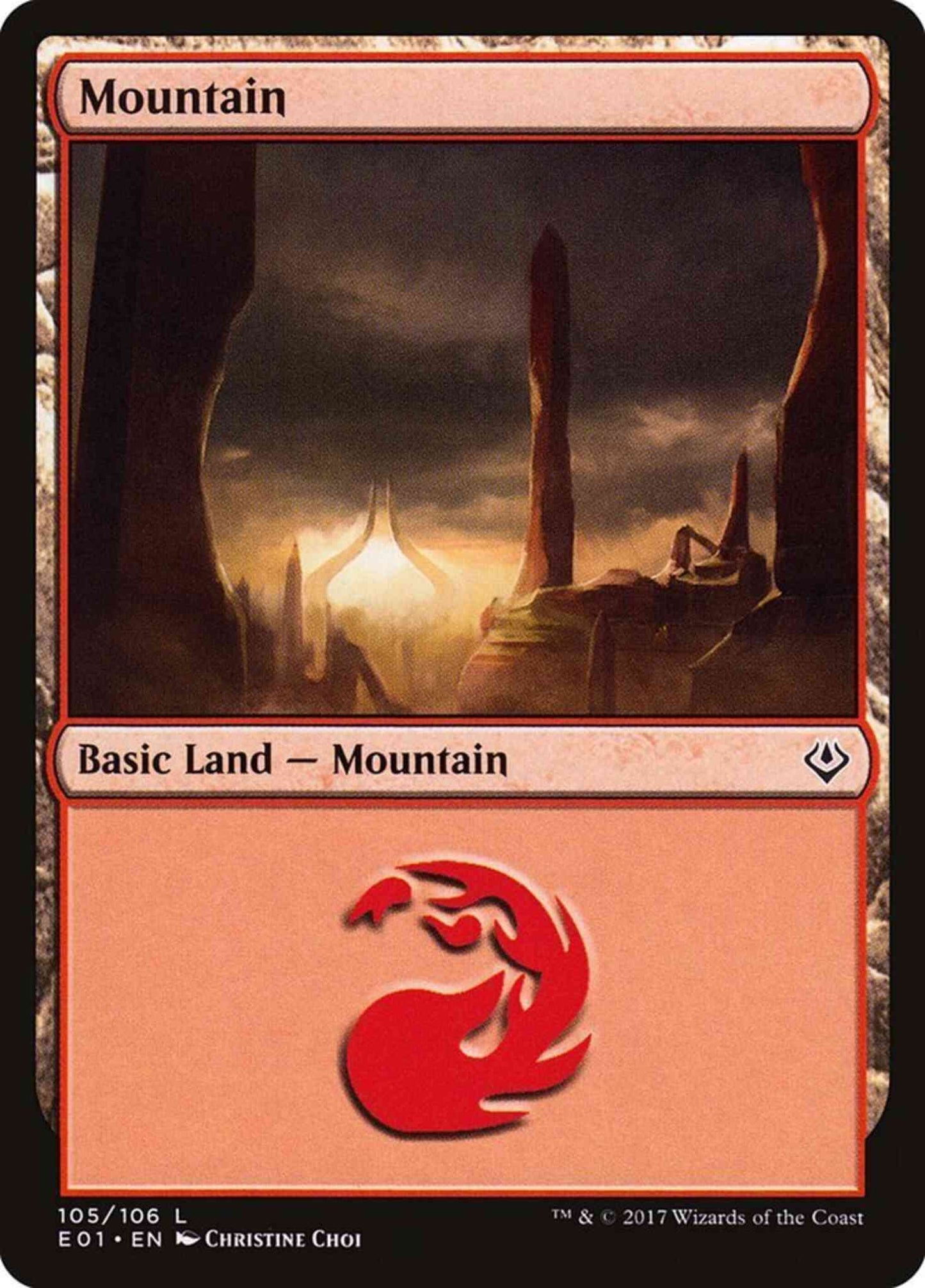 Mountain [105] [Archenemy: Nicol Bolas] [Non-Foil]