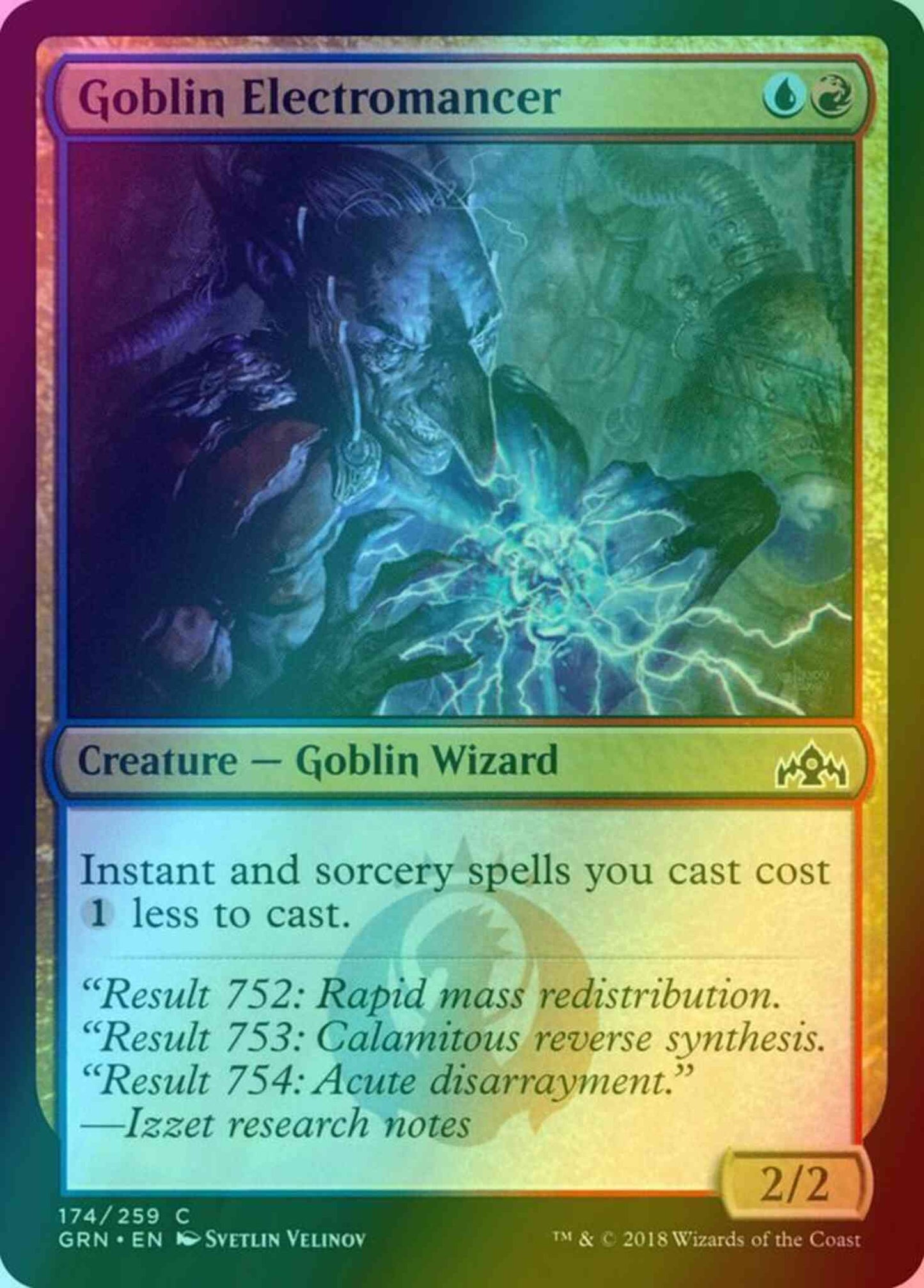 Goblin Electromancer [174] [Guilds of Ravnica] [Foil]