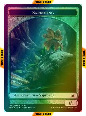 Illusion Token (03) // Saproling Token (03) [03] [Friday Night Magic 2018] [Foil]
