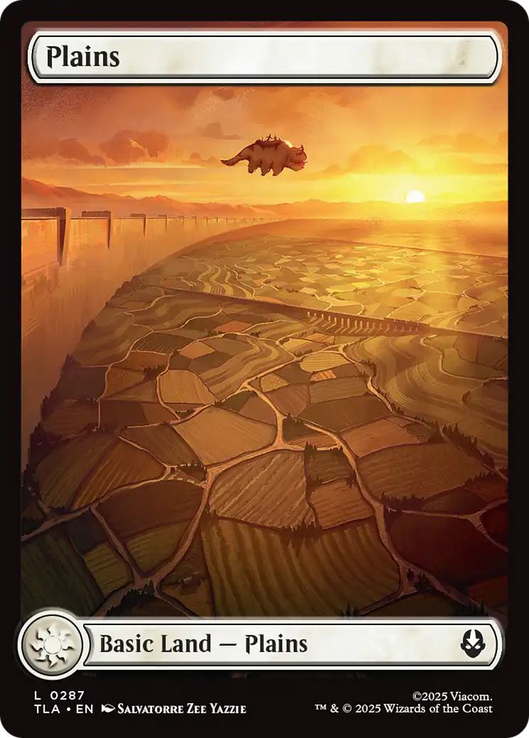 Plains [287] [Full Art] [Appa] [Avatar: The Last Airbender] [Non-Foil]