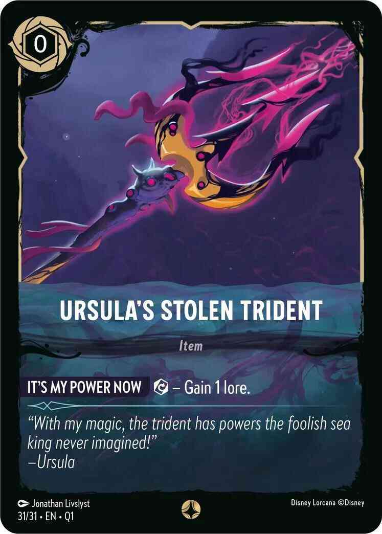Ursula's Stolen Trident - 31/31 [Illumineer's Quest: Deep Trouble] [Non-Foil]