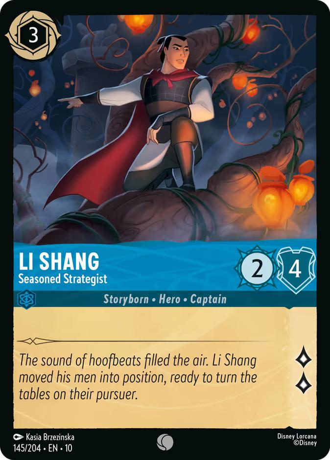 Li Shang - Seasoned Strategist - 145/204 [Whispers in the Well] [Non-Foil]