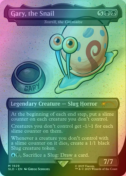gary the snail mtg card Gary, Size:1 Draft Booster Pack Edge of Eternities Collector's Booster Box - MTG: Magic the Gathering 1 for each slime Commander Decks
