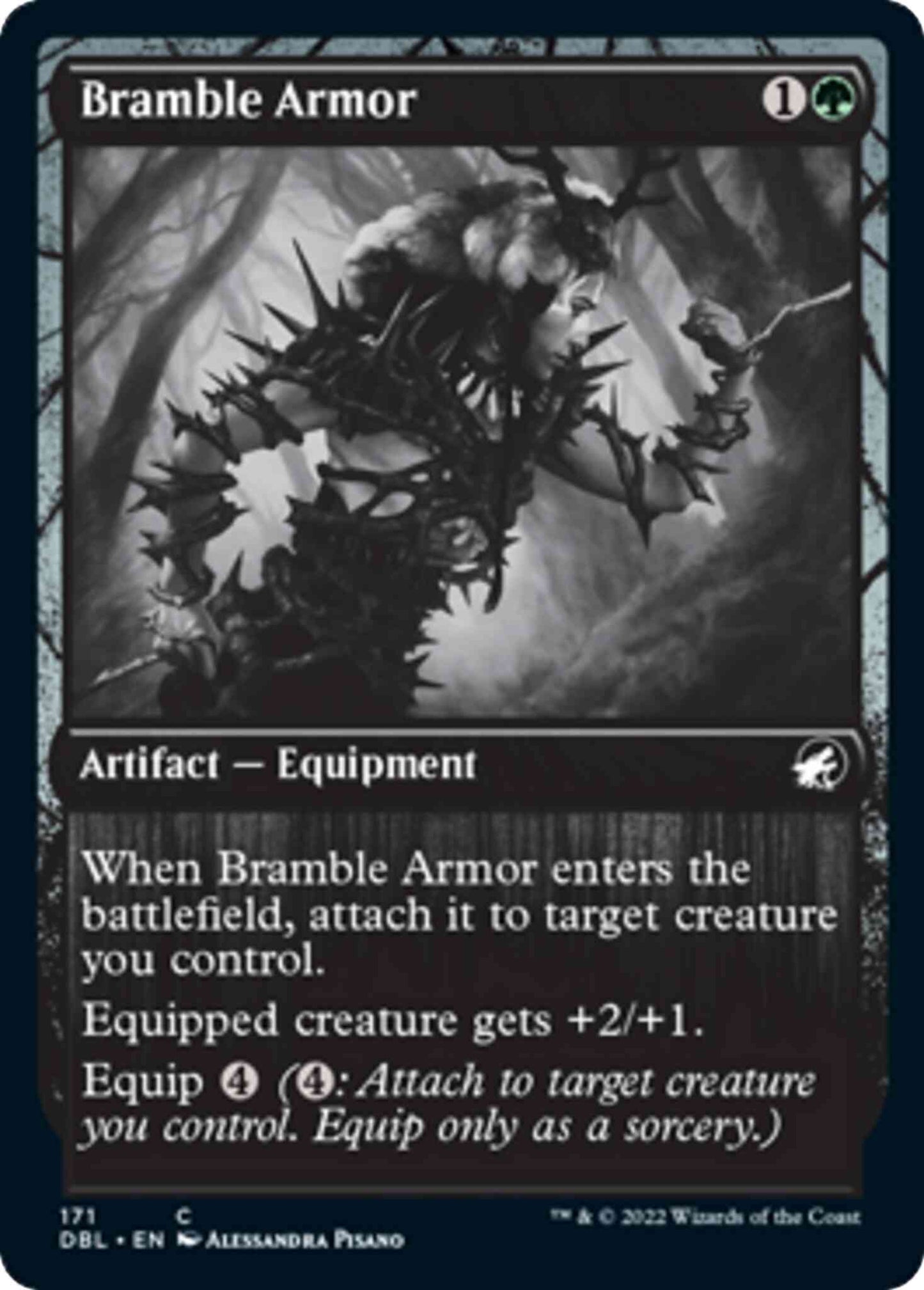 Bramble Armor [MID Set Symbol] [171] [Innistrad: Double Feature] [Non-Foil]