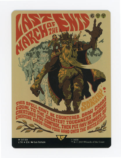Last March of the Ents — Borderless|Poster|Foil — ID 18785