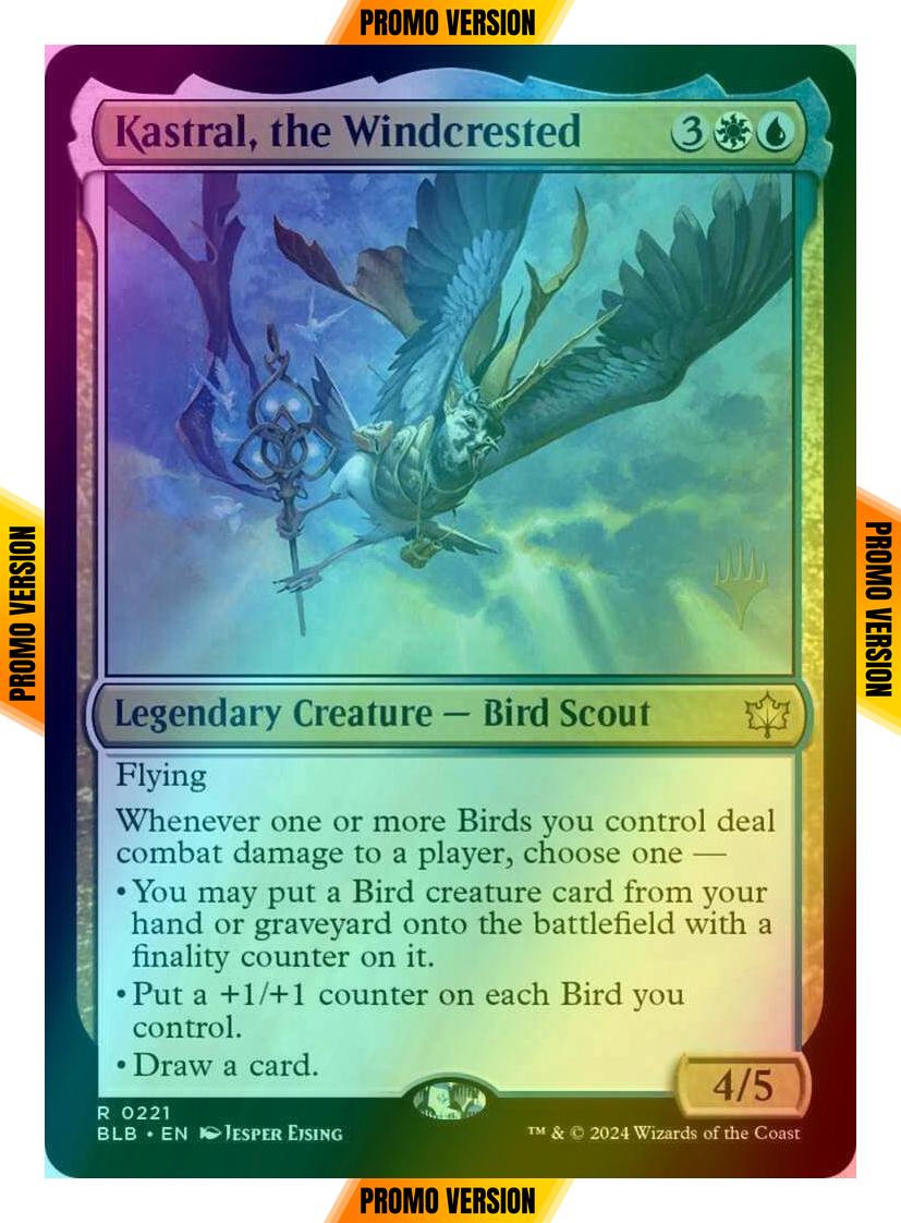 Kastral, the Windcrested [221p] [Promo Pack] [Bloomburrow: Promos] [Foil]