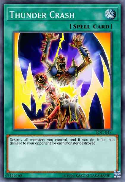 Thunder Crash - IOC-043 - Common - 1st Edition