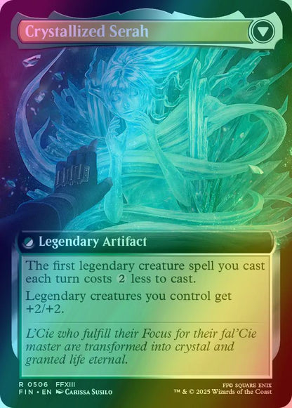 Serah Farron // Crystallized Serah [506] [Extended Art] [FINAL FANTASY] [Foil]