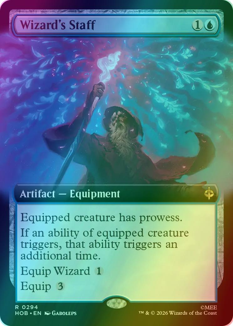 Wizard's Staff [294] [Extended Art] [The Hobbit] [Foil]