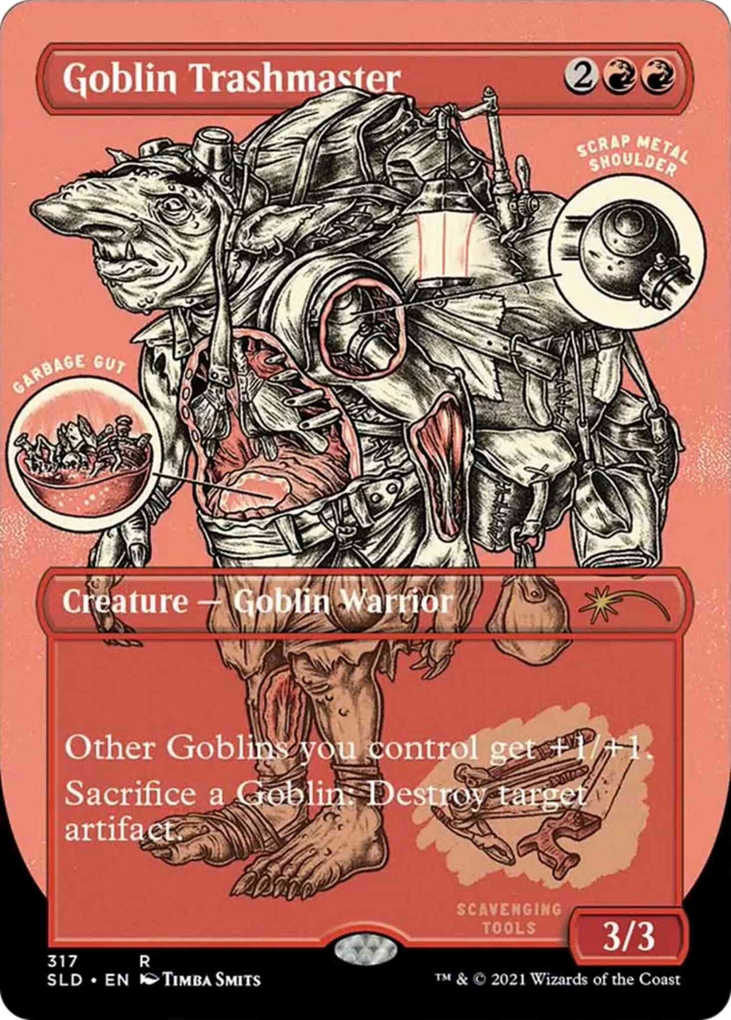 Goblin Trashmaster [0317] [Borderless] [Monster Anatomy 101] [Secret Lair Drop] [Non-Foil]