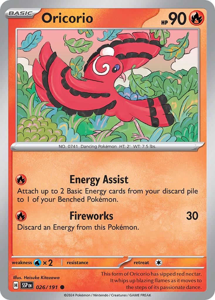 Oricorio - 026/191 - Common [sv08-026] [Non-Holo]