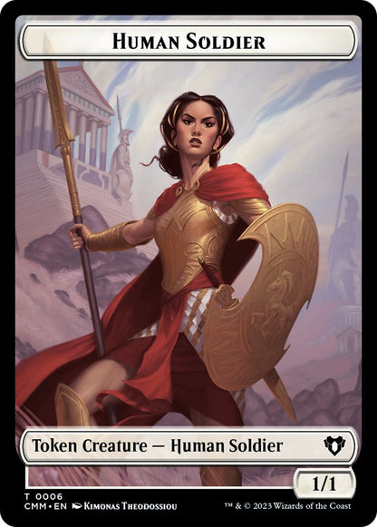 Copy Token (54) // Human Soldier Token (06) [Commander Masters: Tokens] [Non-Foil]