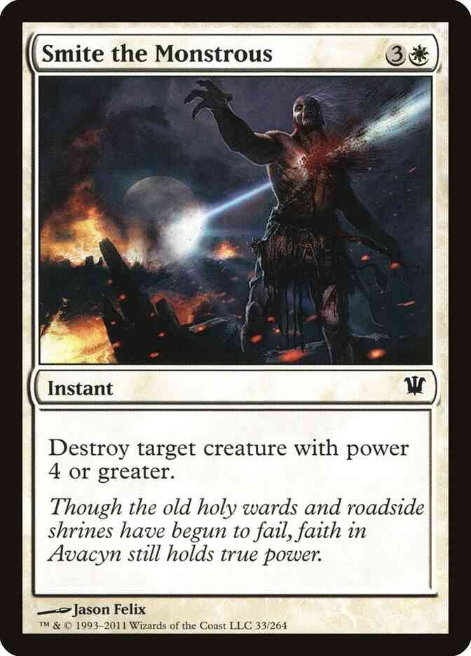 Smite the Monstrous [33] [Innistrad] [Non-Foil]