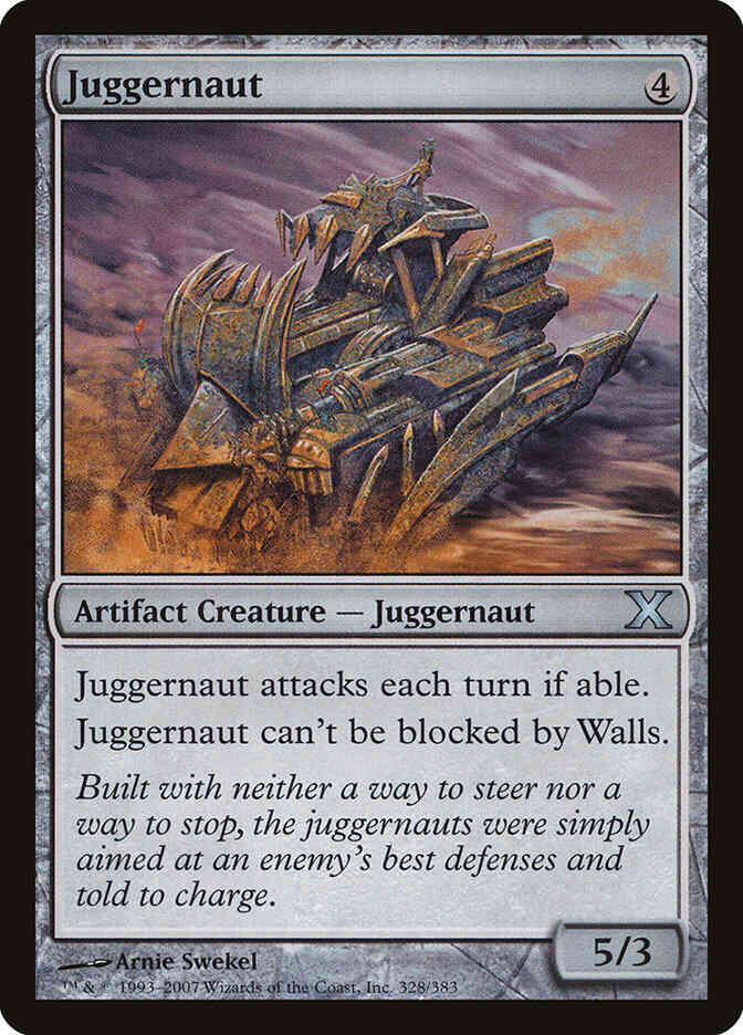 Juggernaut [328] [Tenth Edition] [Non-Foil]