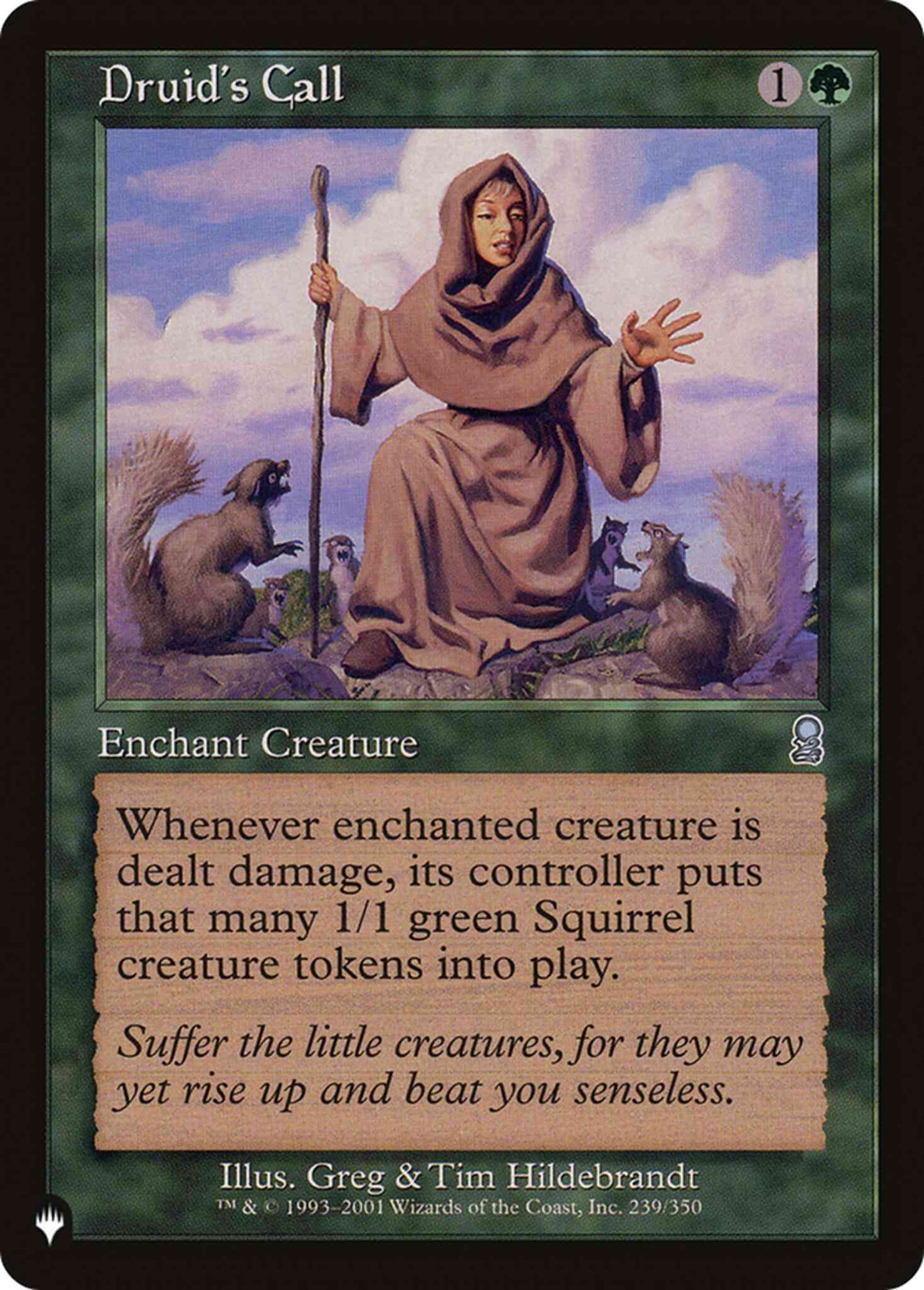 Druid's Call [ODY-239] [The List] [Non-Foil]